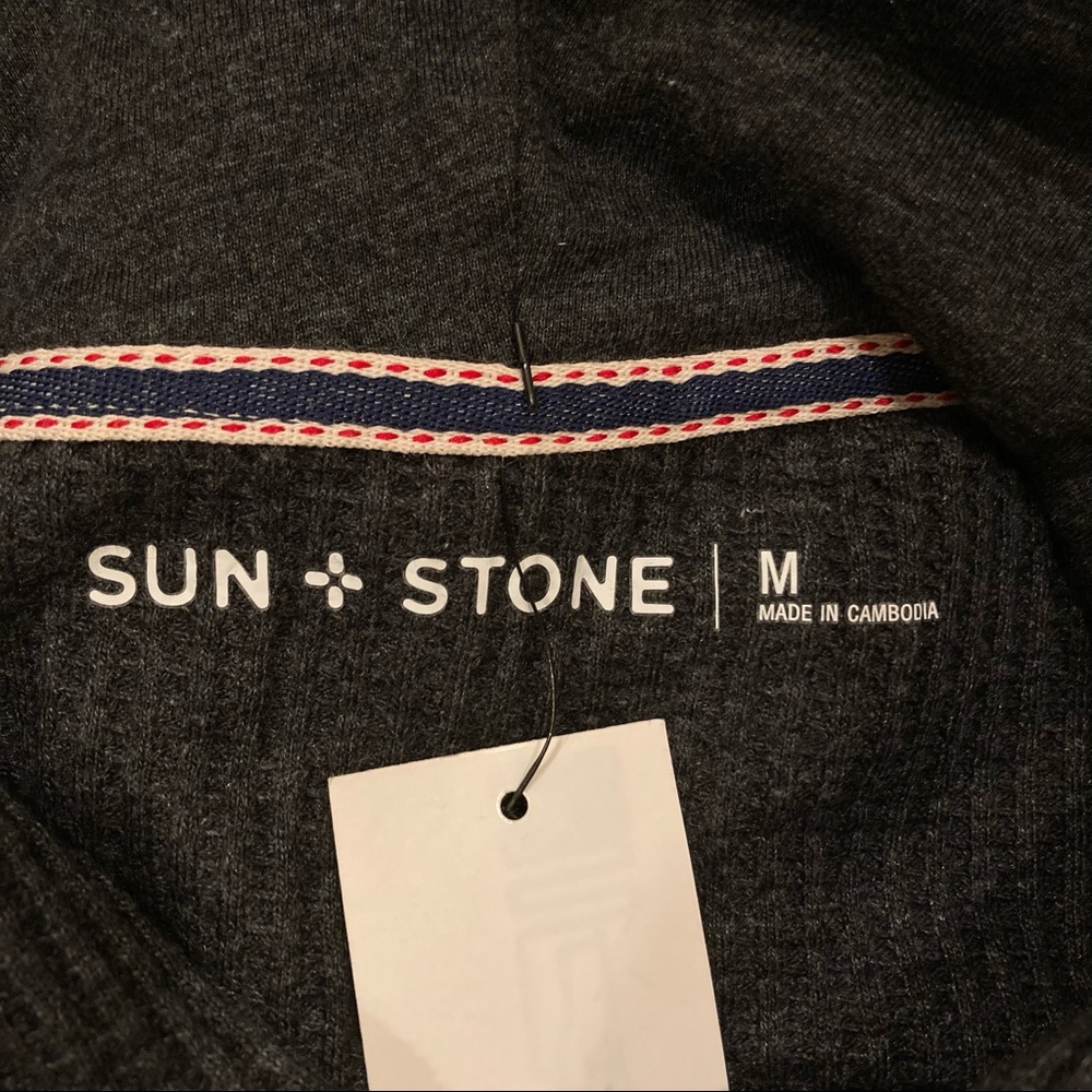 Sun + Stone Men’s Thermal Solid Hoodie - Picture 7 of 9